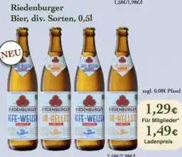 LPG Biomarkt Riedenburger Bier Angebot
