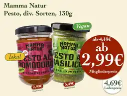 LPG Biomarkt Mamma Natur Pesto Angebot