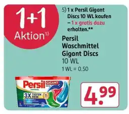 Rossmann Persil Waschmittel Gigant Discs Angebot