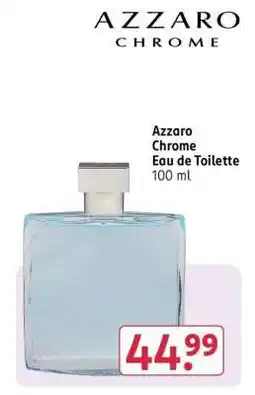 Rossmann Azzaro Chrome Eau de Toilette 100 ml Angebot