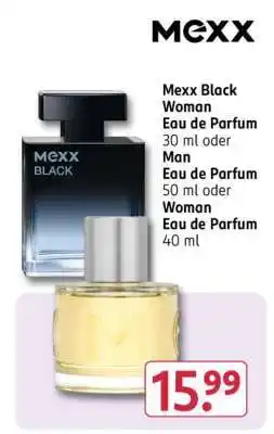 Rossmann Mexx Black Woman Eau de Parfum Angebot