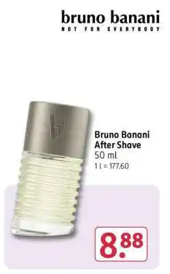 Rossmann Bruno Banani After Shave Angebot