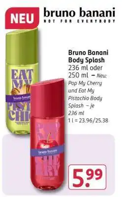 Rossmann Bruno Banani Body Splash Angebot