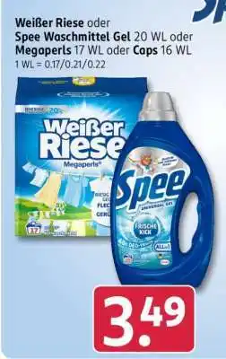 Rossmann Spee Waschmittel Gel Angebot