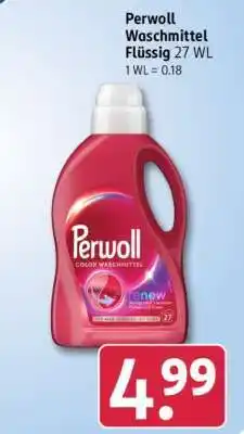 Rossmann Perwoll Waschmittel Flüssig 27 WL Angebot