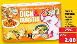 Kaufland DICK & DURSTIG Küchentücher Angebot