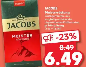 Kaufland JACOBS Meisterröstung Angebot