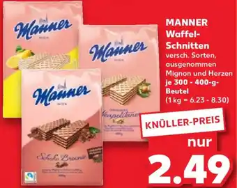 Kaufland MANNER Waffel Schnitten Angebot