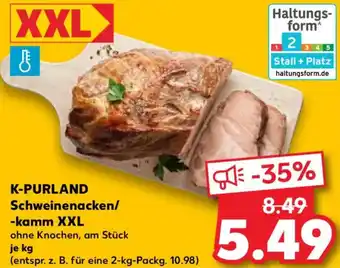 Kaufland K-PURLAND Schweinenacken/ -kamm XXL Angebot