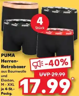 Kaufland PUMA Herren Retroboxer Angebot