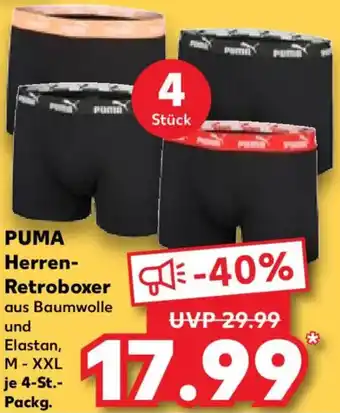 Kaufland PUMA Herren Retroboxer Angebot