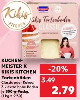 Kaufland KUCHENMEISTER X KIKIS KITCHEN Tortenböden Angebot