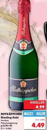 Kaufland ROTKÄPPCHEN Riesling-Sekt Angebot
