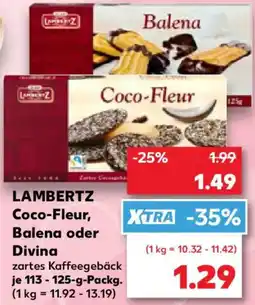 Kaufland LAMBERTZ Coco-Fleur, Balena oder Divina Angebot
