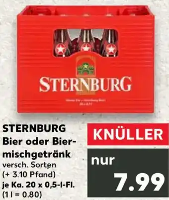 Kaufland STERNBURG Bier oder Biermischgetränk Angebot