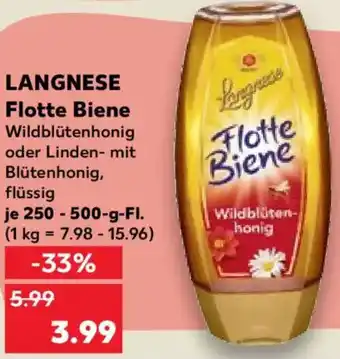 Kaufland LANGNESE Flotte Biene Angebot
