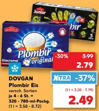Kaufland DOVGAN Plombir Eis Angebot