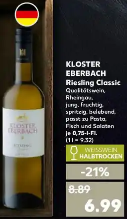 Kaufland KLOSTER EBERBACH Riesling Classic Angebot