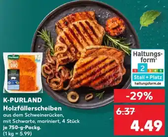 Kaufland K-PURLAND Holzfällerscheiben Angebot