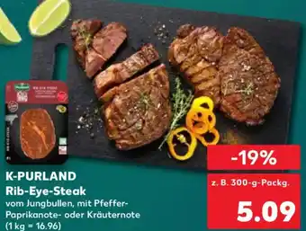 Kaufland K-PURLAND Rib-Eye-Steak Angebot
