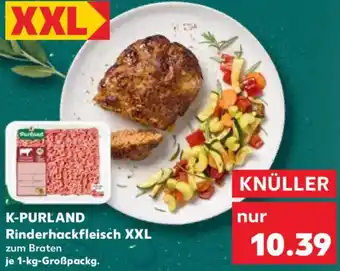 Kaufland K-PURLAND Rinderhackfleisch XXL Angebot