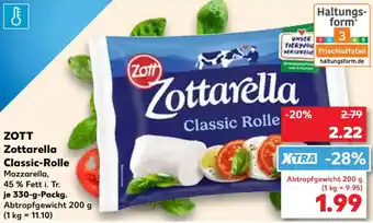 Kaufland ZOTT Zottarella Classic-Rolle Angebot