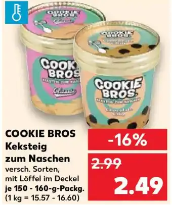 Kaufland COOKIE BROS Keksteig zum Naschen Angebot
