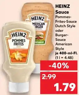 Kaufland HEINZ Sauce Angebot