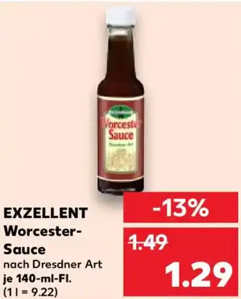 Kaufland EXZELLENT Worcester Sauce Angebot