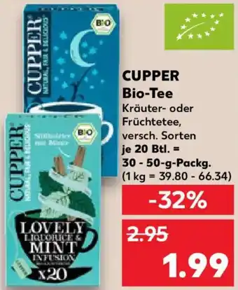 Kaufland CUPPER Bio-Tee Angebot