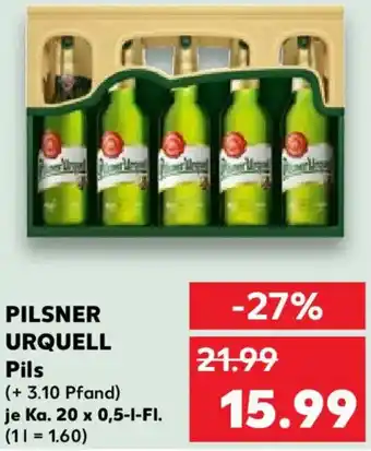 Kaufland PILSNER URQUELL Pils Angebot