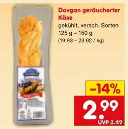 Netto Marken-Discount Dovgan Geräucherter käse Angebot