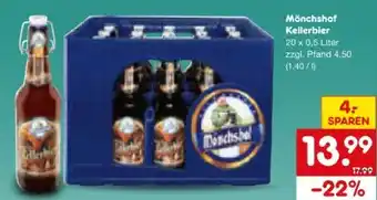 Netto Marken-Discount Kulmbacher Mönchshof Kellerbier Angebot