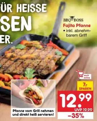 Netto Marken-Discount BBQ-Boss Fajitapfanne Angebot