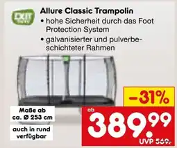 Netto Marken-Discount Exit Toys Allure Classic Trampolin Angebot