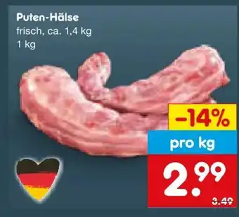 Netto Marken-Discount Puten-Hälse Angebot