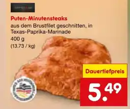 Netto Marken-Discount Barbeque Puten-Minutensteaks Angebot