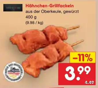 Netto Marken-Discount Barbeque Hähnchen Grillfackeln Angebot