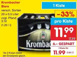 Netto Marken-Discount Krombacher Bier Angebot