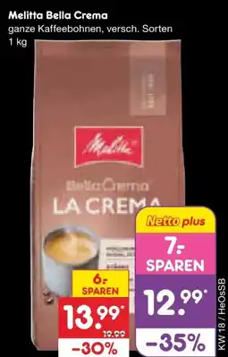 Netto Marken-Discount Melitta BellaCrema La Crema Angebot