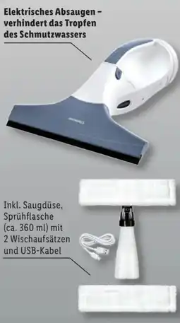Lidl SilverCrest Akku-Fenstersauger SFR 3.7 D8 Angebot