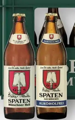 Scheck-in-Center Spaten Münchner Hell Angebot