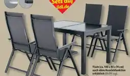 Lidl Livarno Home Aluminium Gartenmöbel-Set Houston Angebot