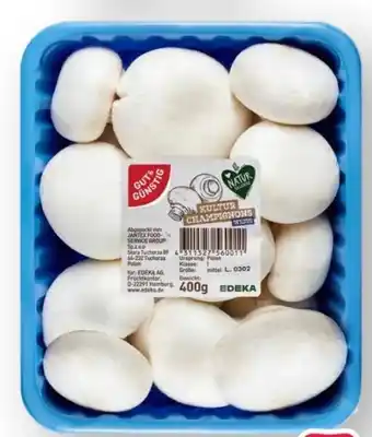 Scheck-in-Center Gut & Günstig Frische Champignons Angebot