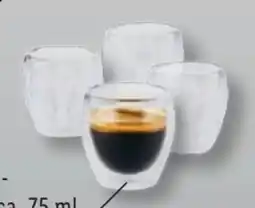 Lidl SilverCrest Espresso-Thermogläser 4er-Set Angebot