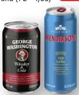 Edeka George Washington Whiskey & Cola Angebot