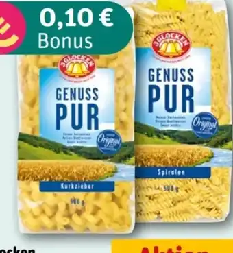 REWE Center 3 Glocken Genuss Pur Pasta Angebot