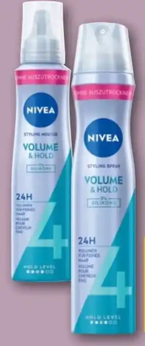 REWE Center Nivea Volumen Kraft & Pflege Schaumfestiger Angebot