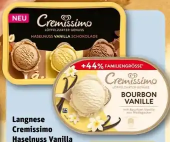 REWE Langnese Cremissimo Haselnuss Vanilla Schokolade Angebot