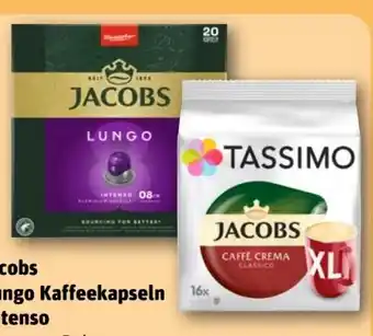 REWE Jacobs Lungo Kaffeekapseln Intenso Angebot